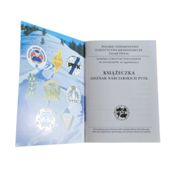 БУКЛЕТ С ЛЫЖНЫМИ ЗНАЧКАМИ PTTK COTG KORONA