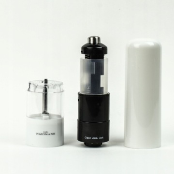 MŁYNEK DO SOLI/PIEPRZU ELEKTRYCZNY BIAŁY