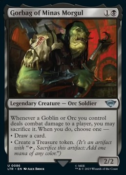 MTG LTR #86 Gorbag of Minas Morgul Foil