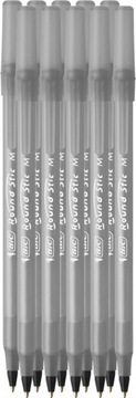 BIC ROUND STIC CLASSIC DŁUGOPIS CZARNY x 10
