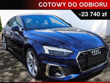 Audi A5 II Sportback Facelifting 2.0 40 TFSI 204KM 2024 Audi A5 40 TFSI quattro S Line Sportback Sedan 2.0 (204KM) 2024