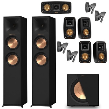 KLIPSCH R-600F + THEATER PACK + R-101SW + UCHWYTY