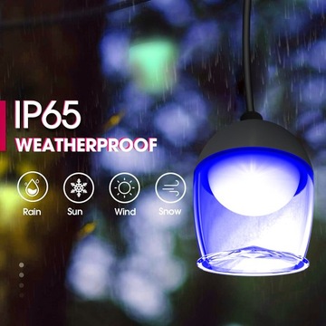 Inteligentne łańcuchy świetlne LED RGB 10M 10X
