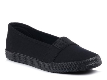 Trampki DAMSKIE BIG STAR LL274200 Czarne tkanina wsuwane 39