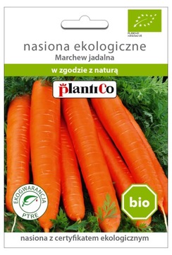 Marchew Nasiona Ekologiczne Certyfikat PL-EKO-01