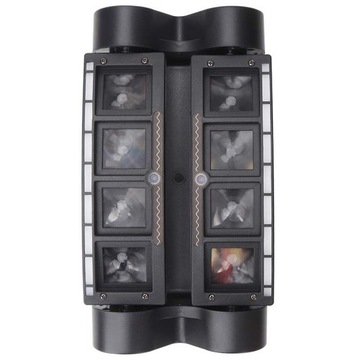 MULTIEFEKT ŚWIETLNY LED RUCHOMA GŁOWA RGBW LIGHT4ME SPIDER STROBO LASER