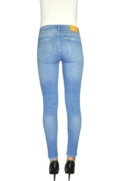 H&M Spodnie Jeansowe Rurki Jasne Niebieskie Jeansy Skinny Damskie XL 31