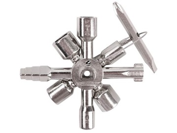 Klucz do skrzynek, 10 końcówek