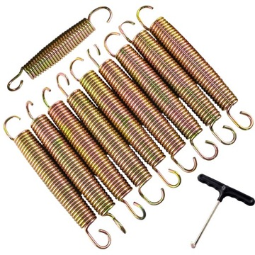 SPRĘŻYNY DO TRAMPOLINY SPRĘŻYNA 165mm 16,5cm 10szt