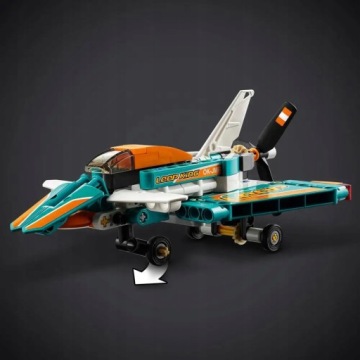 НАБОР LEGO TECHNIC 2В1 ГОНОЧНЫЙ САМОЛЕТ ИНТЕРАКТИВНЫЙ ДЖЕТ 154 EL