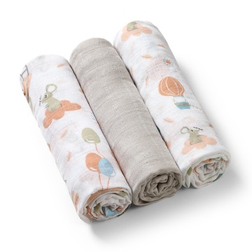 BABYONO NATURALNE PIELUSZKI PIELUCHY BAMBUSOWE 3 SZT 397/09