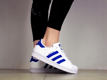 damskie buty Adidas Superstar UNIKAT Originals sneakersy białe tenisówki