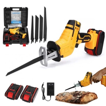 САБЕЛЬНАЯ ПИЛА ДЛЯ ДЕРЕВА МЕТАЛЛА АККУМУЛЯТОРНАЯ 21V 3000RPM 7500 MAH+2AKU