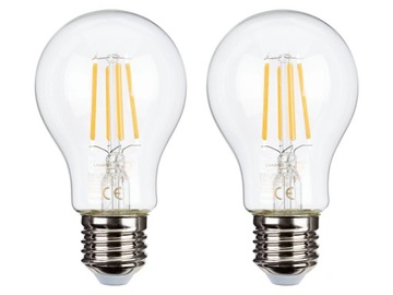 LIVARNO home Żarówka filamentowe LED E27 2szt.