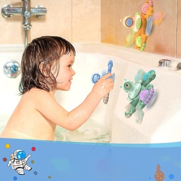 ДЕТСКИЙ СПИННЕР С ПРИСОСКОЙ СЕНСОРНАЯ ИГРУШКА ДЛЯ ВАННЫ 3 ШТ.