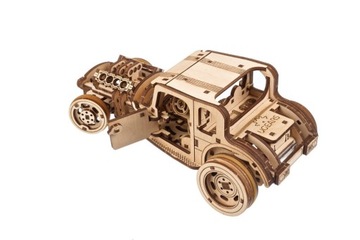Автомобиль Hot Rod Furious Mouse Ugears 3D модель