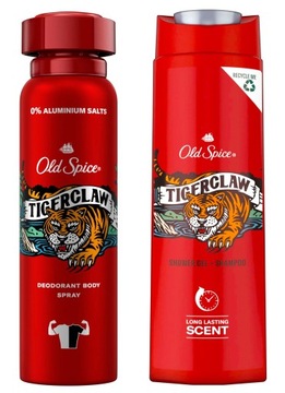 OLD SPICE TIGERCLAW ZESTAW DEO SPRAY 150+ŻEL 400ml