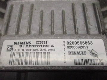 CLIO III JEDNOTKA ŘÍZENÍ MOTORU 1.5 DCI