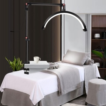 Светодиодная настольная лампа для красоты, бестеневая дуга, для процедур макияжа ресниц