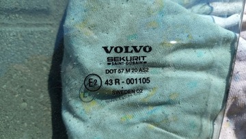SKLO (OKNO) DVEŘE LEVÝ ZADNÍ VOLVO XC70