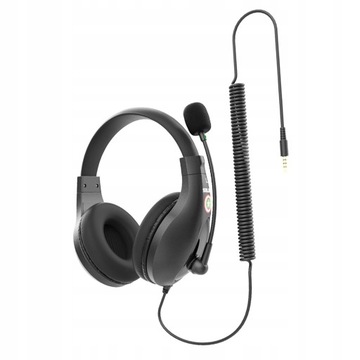 Student z mikrofonem Wygodny A566E Czarny