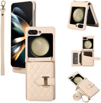 Samsung Galaxy Z Flip 5,portfel Etui Z Przegr