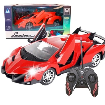SAMOCHÓD ZDALNIE STEROWANY OTWIERANE DRZWI PILOTEM AUTO SPORTOWE R/C PILOT