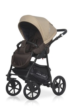 BELLA Riko Basic 2в1 детская коляска НАДУВНЫЕ КОЛЕСА НАБОР ТЕПЛОЙ СУМКИ