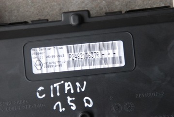 MERCEDES CITAN W415 PŘÍSTROJOVÁ DESKA BUDÍKY UK 1.5 DCI