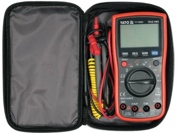 YATO MIERNIK CYFROWY WYŚWIETACZ LCD TRUE RMS NCV 750V AUTOMATYCZNY ZAKRES