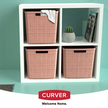 КОРЗИНА CURVER BASKET 17Л КОРОБКА-КОНТЕЙНЕР РОЗЫ