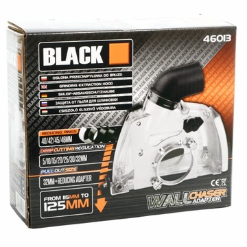 Пылезащитный чехол для SANDER GROWER 115-125, ЧЕРНЫЙ КЛЮЧ АДАПТЕРА