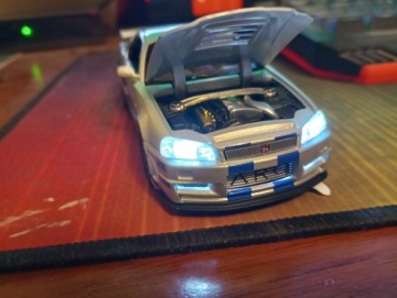 МОДЕЛЬ 1:32 Nissan Skyline GTR R34 ОРИГИНАЛЬНАЯ КОЛЛЕКЦИОННАЯ УПАКОВКА