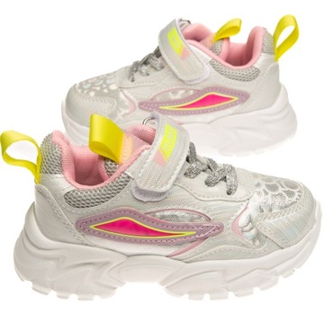 CLIBEE BUTY SPORTOWE DZIEWCZĘCE SREBRNE ROZ 27