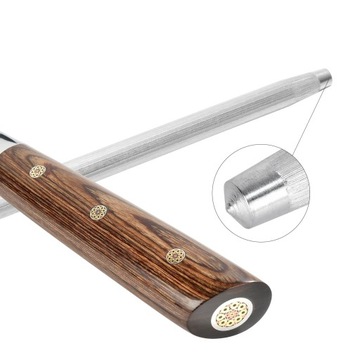 ПРОФЕССИОНАЛЬНЫЙ ЯПОНСКИЙ ШЕФ-НОЖ ДАМАСКСКАЯ СТАЛЬ + НОЖ ДЛЯ ЗАТОЧКИ YD201-22