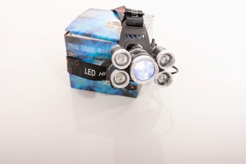 LATARKA CZOŁOWA LED 12000 lumenów 5 diod LED