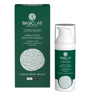 BasicLab Prebiotyczny Krem do Twarzy Wyciszający Trądzik i Pory 50 ml