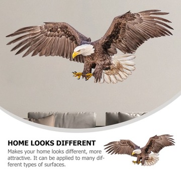 Настенные шаблоны Птицы Животные Наклейки Орел Уникальные