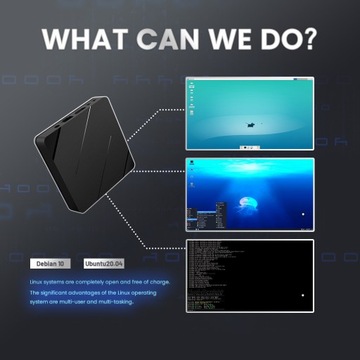 EM95W S905W Сетевой ТВ-декодер Медиаплеер Linux Smart TV Box