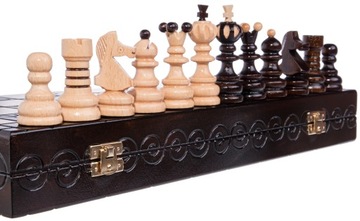 Шахматы Pearl, большие, коричневые