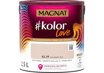 Farba plamoodporna #kolorLove chłodny beż 2,5 L MA