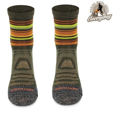 ТЕХНИЧЕСКИЕ ТРЕККИНГОВЫЕ НОСКИ ИЗ ШЕРСТИ МЕРИНОСА для гор *35-38