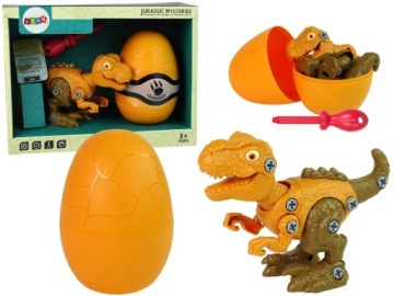 Набір Dinozaur Тиранозавр Rex з Яйцем DIY Викрутка Помаранчевий