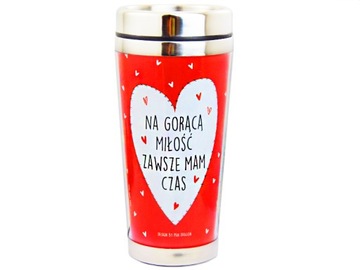 Kubek Termiczny 450 ml Bidon Na Prezent Walentynki