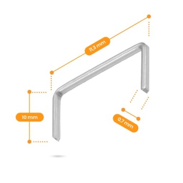 1000x ШТАМПЫ ДЛЯ ТАКЕРА 10 мм 53A ШТАМПЫ СТАНДАРТ St 9T-T