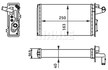 MAHLE RADIÁTOR AH141000S