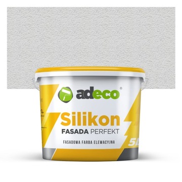 Farba Elewacyjna Silikonowa 5L kolor szary RAL7047
