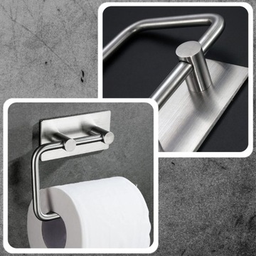 РУЧКА ДЛЯ ТУАЛЕТНОЙ БУМАГИ БЕЗ СВЕРЛЕНИЯ