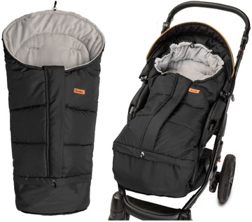 СПАЛЬНЫЙ МЕШОК COMBI 3в1 POLAR - ЧЕРНЫЙ/СЕРЫЙ