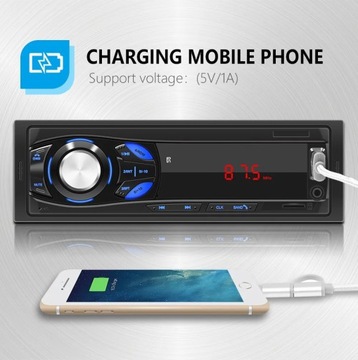 Автомобильное радио в тире 1 Din магнитофон MP3-плеер